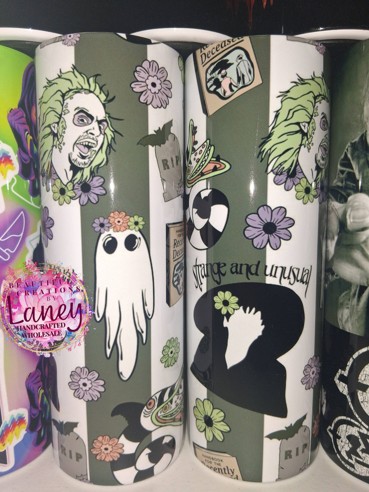 Retro Beetlejuice Tumbler