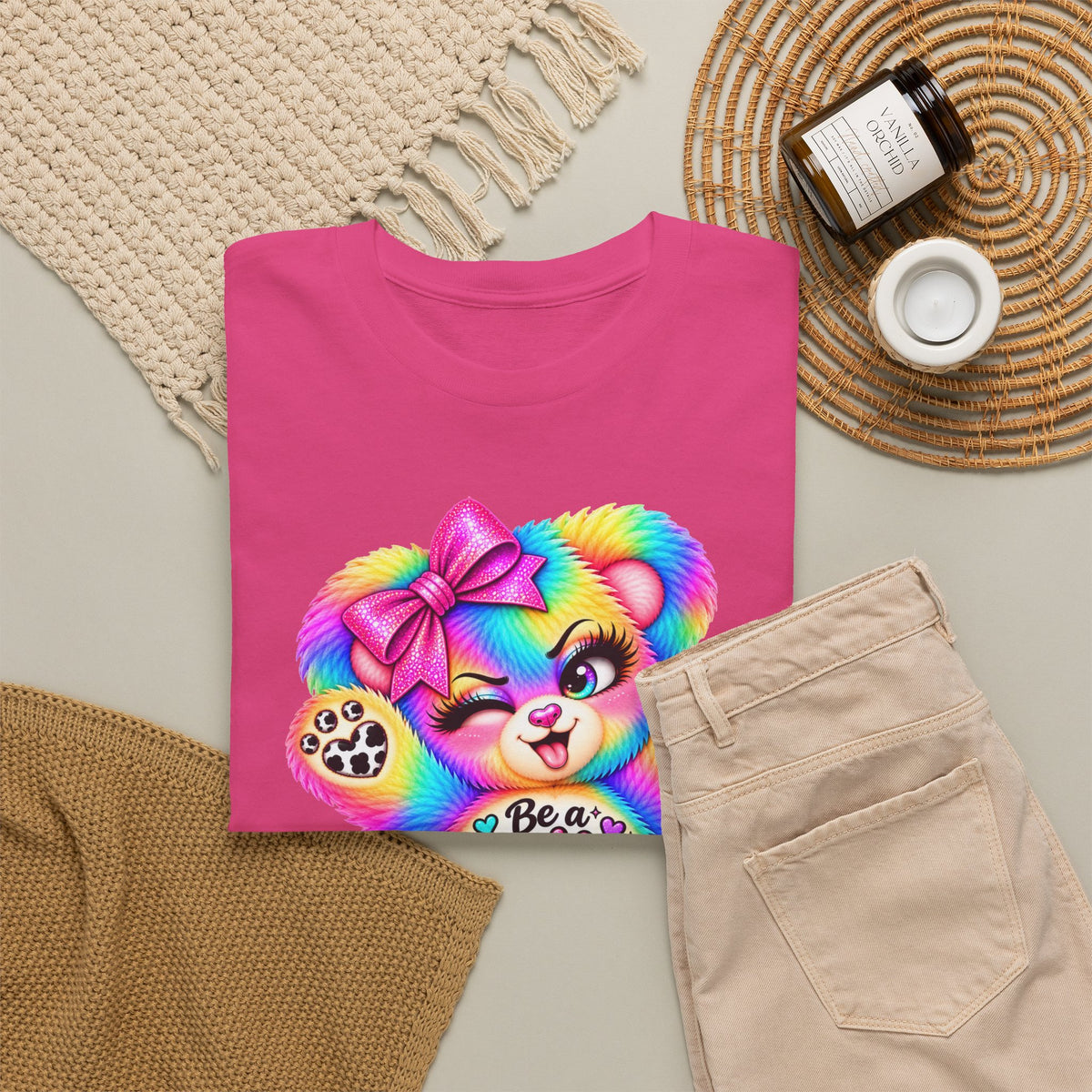 MooStache Sassy Bear Unisex Tee | Nice Human Bear