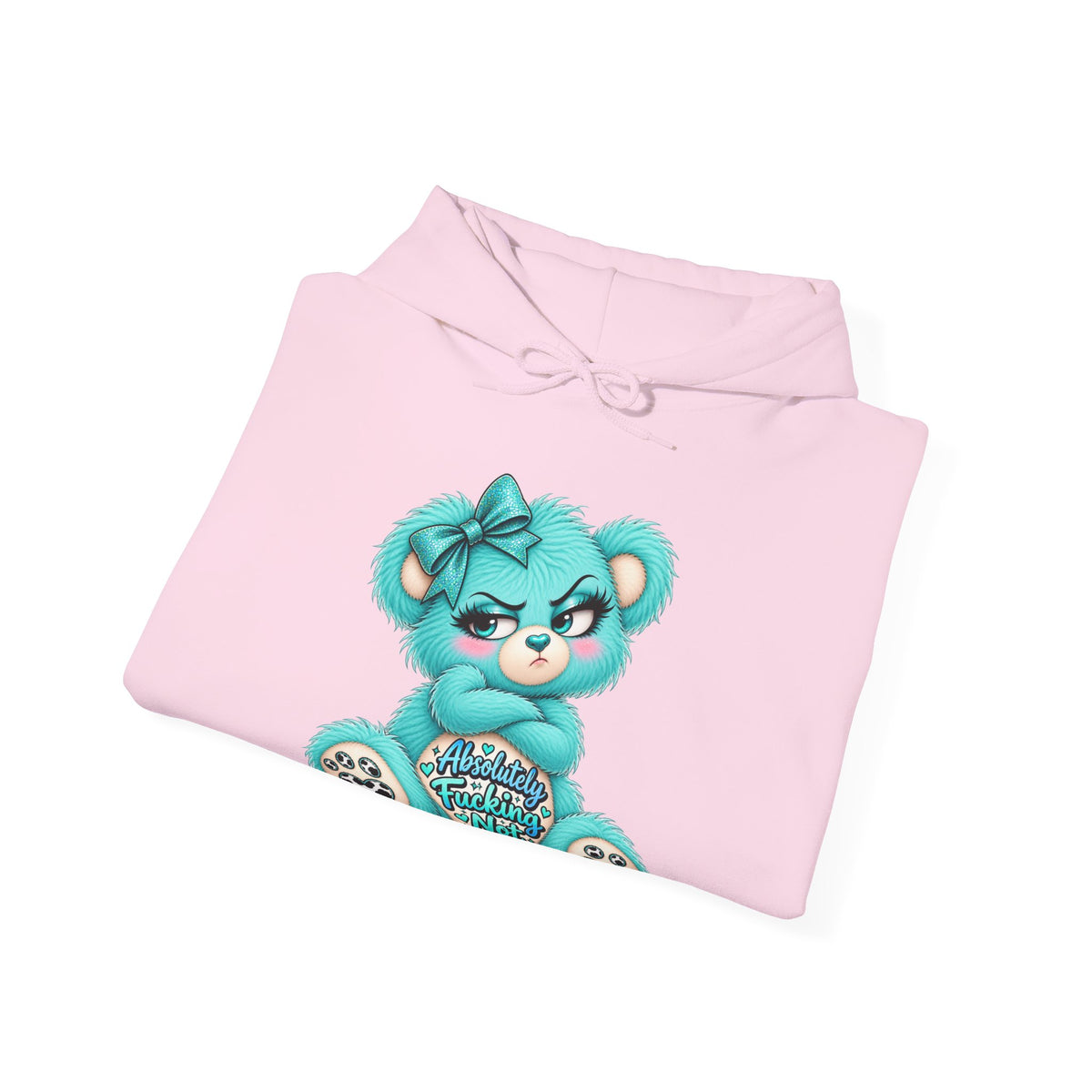 MooStache Sassy Bear Unisex Hoodie | Absolutely Not Bear