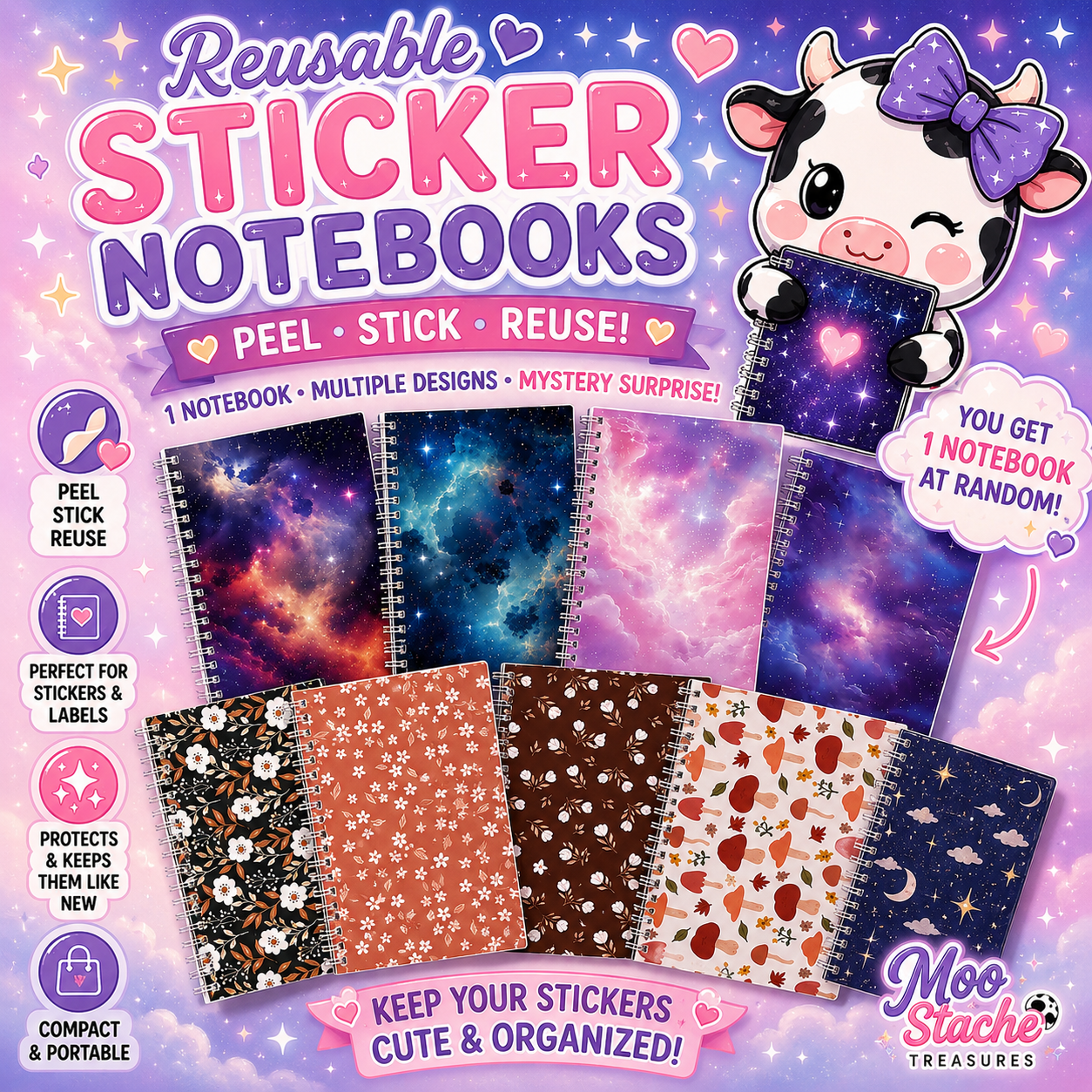 Reusable Sticker Notebook