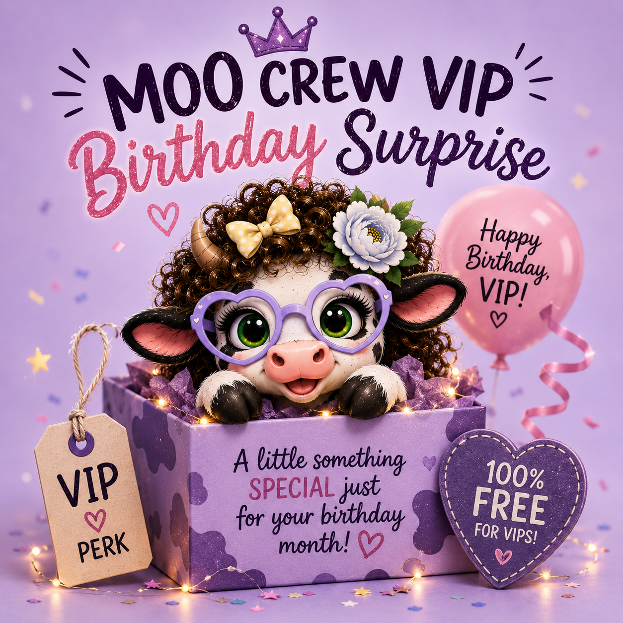 Moo Crew VIP Birthday Surprise