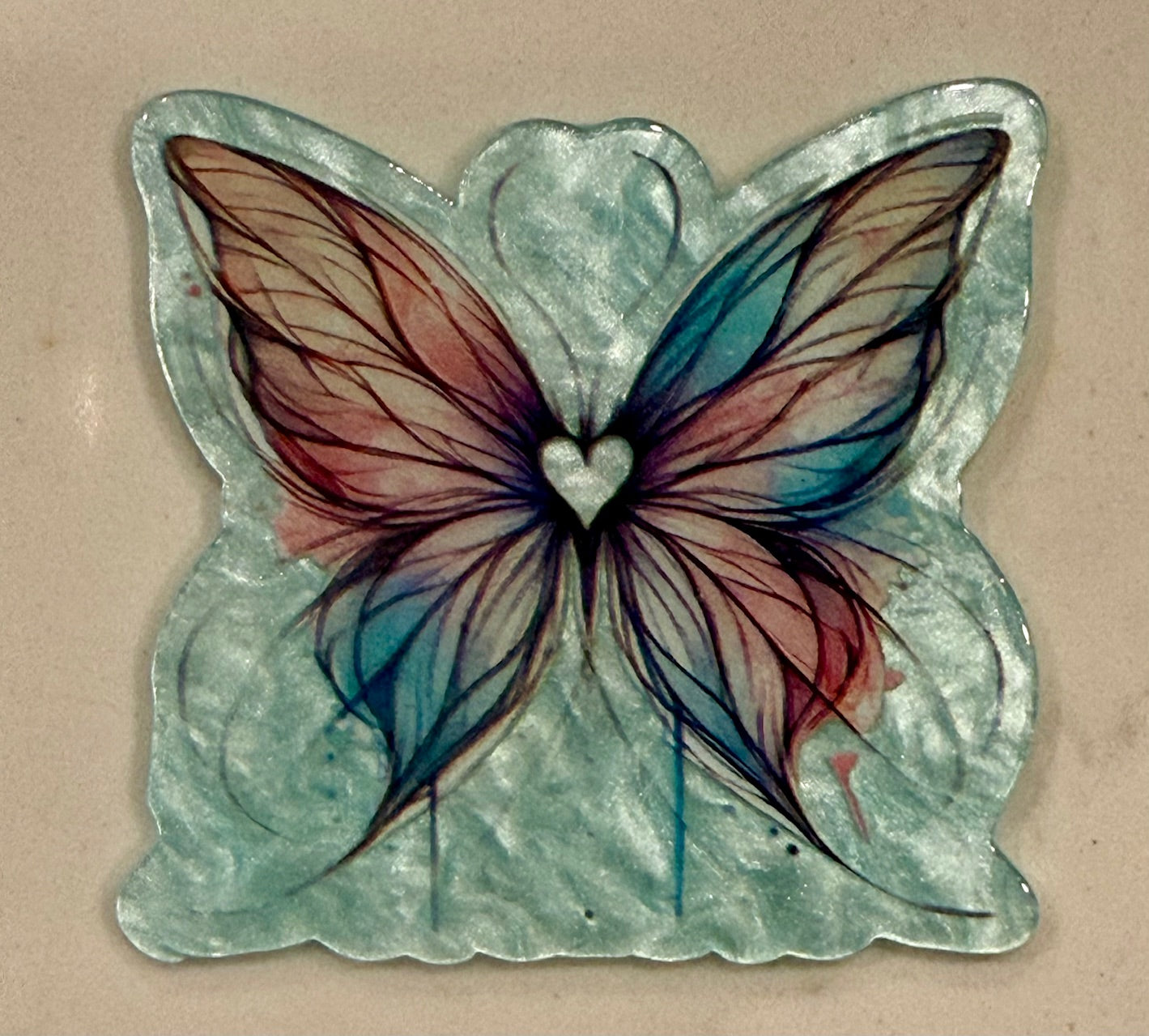 Blue Butterfly Acrylic Creations