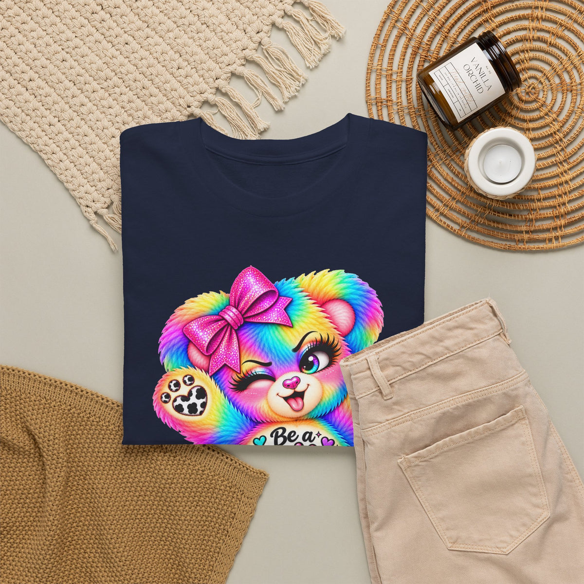 MooStache Sassy Bear Unisex Tee | Nice Human Bear