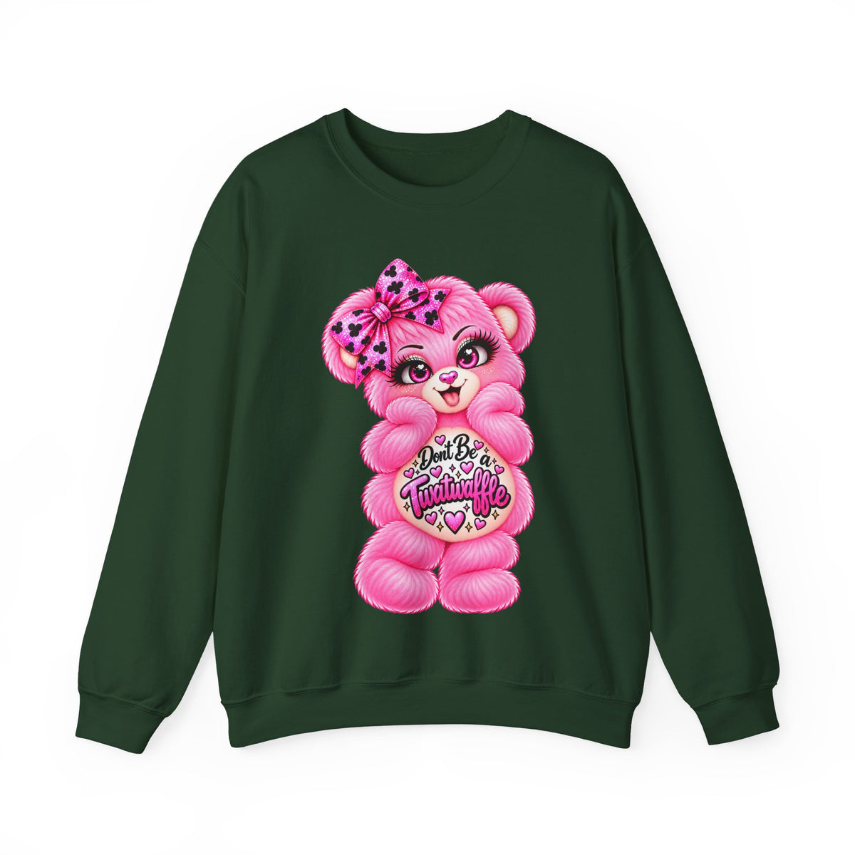 MooStache Sassy Bear Sweatshirt | Twatwaffle Bear