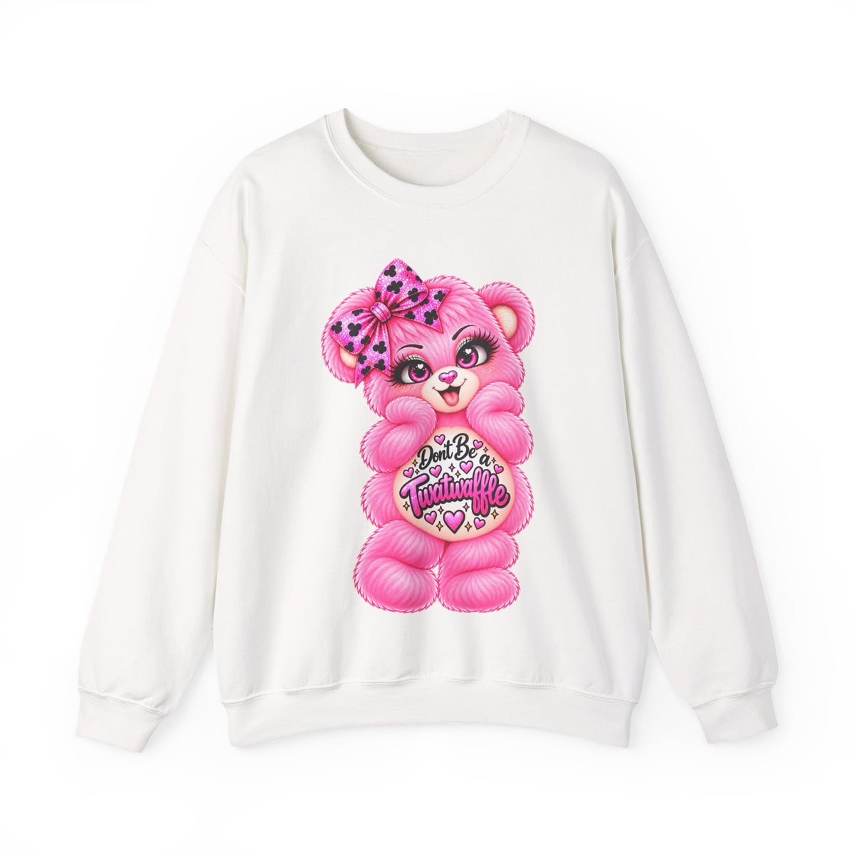 MooStache Sassy Bear Sweatshirt | Twatwaffle Bear