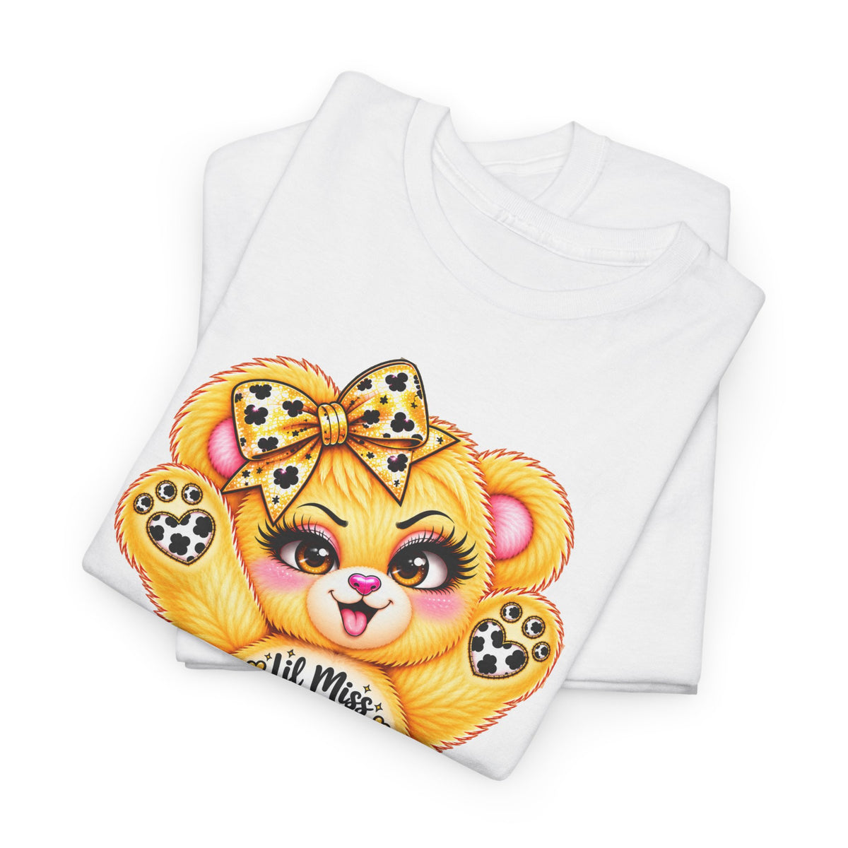 MooStache Sassy Bear Unisex Tee | Lil Miss Sunshine Bear