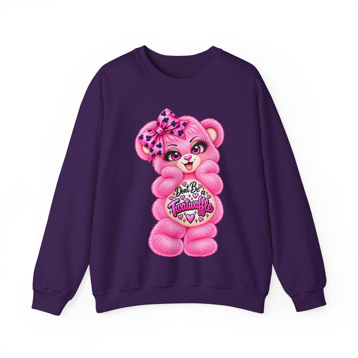 MooStache Sassy Bear Sweatshirt | Twatwaffle Bear