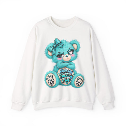MooStache Sassy Bear Sweatshirt | Absolutely F*cking Not Bear