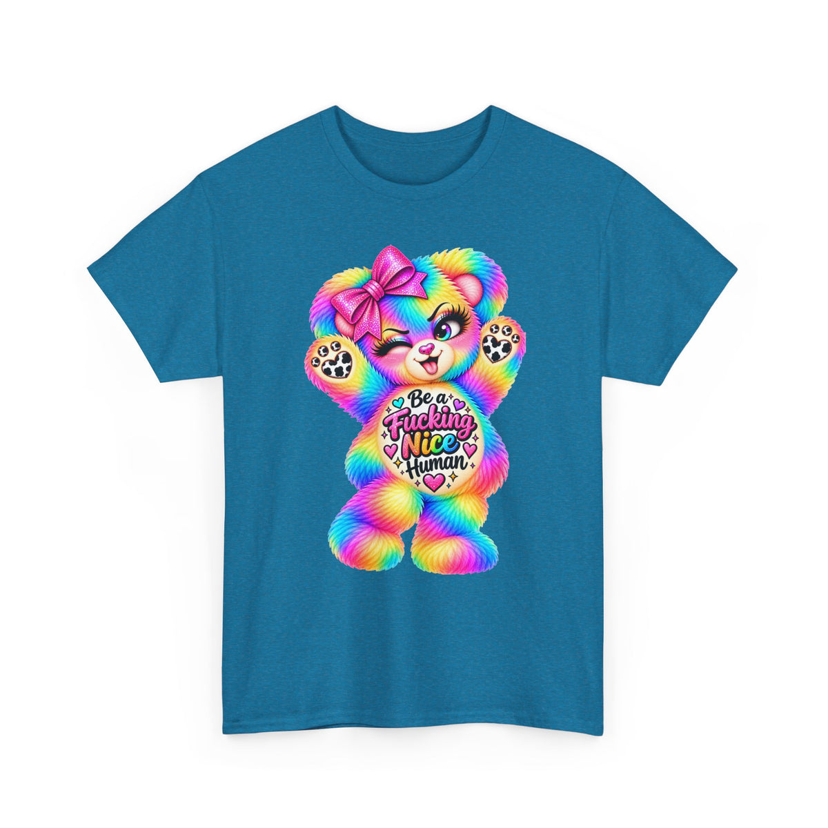 MooStache Sassy Bear Unisex Tee | Nice Human Bear