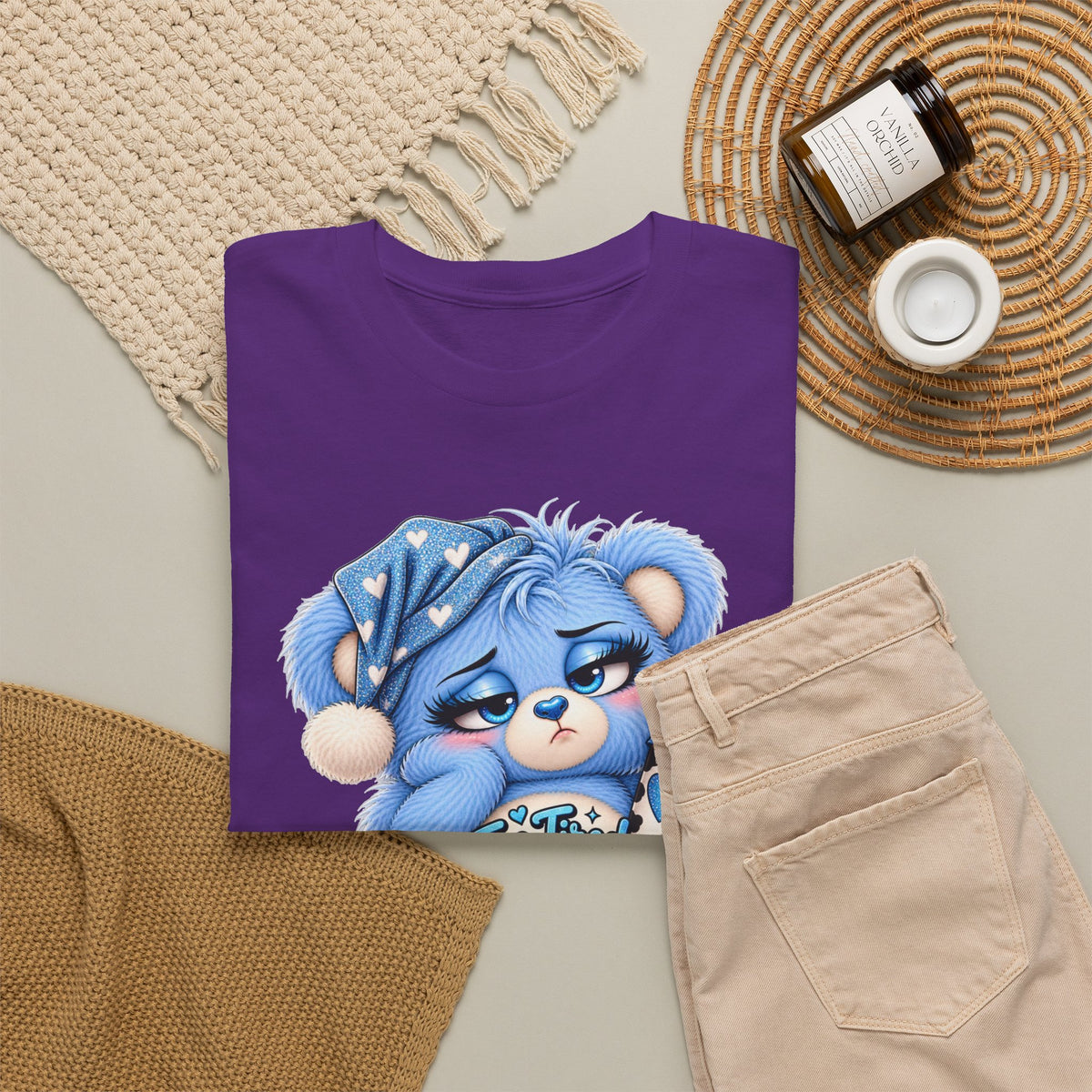 Copy of MooStache Sassy Bear Unisex Tee |  Twatwaffle Bear