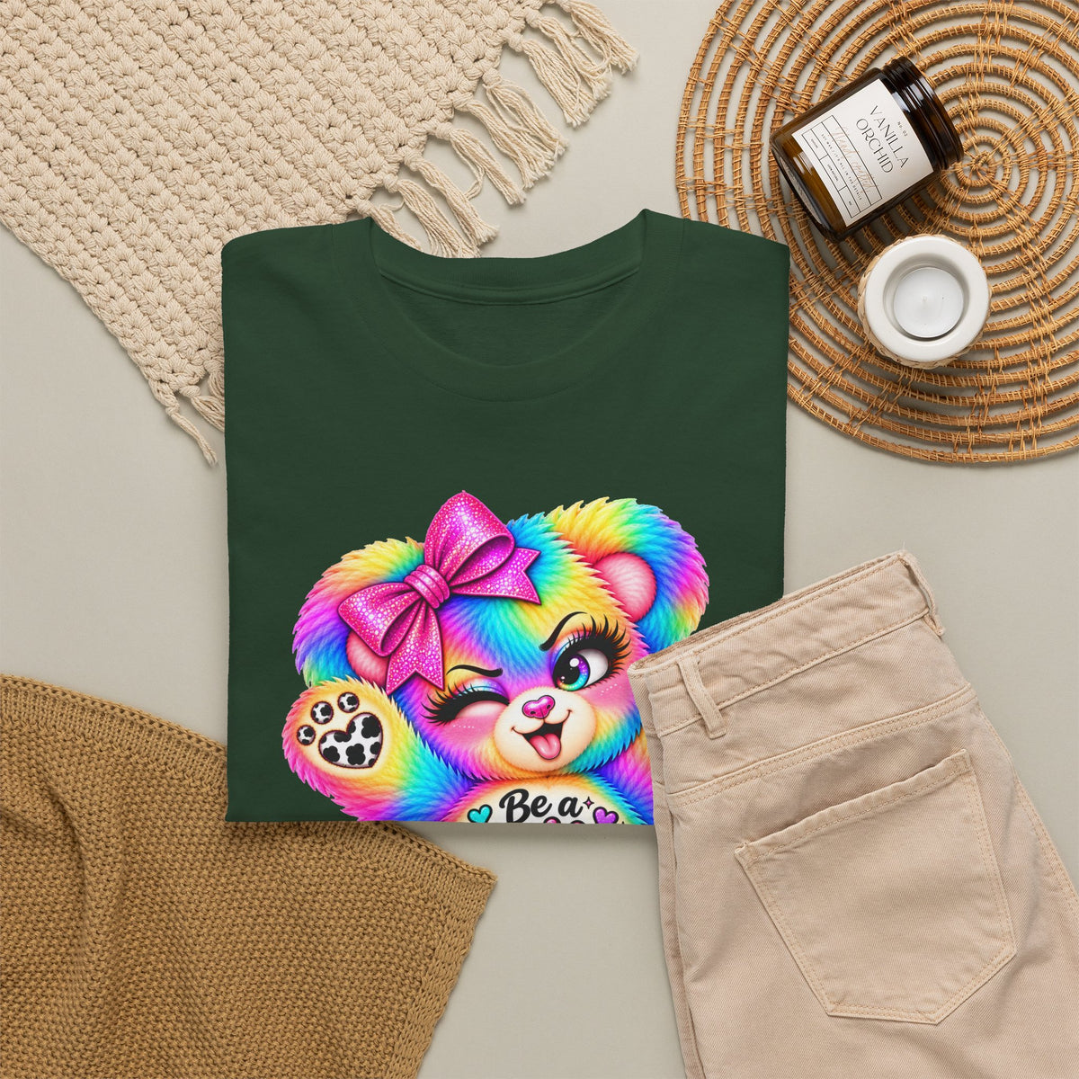 MooStache Sassy Bear Unisex Tee | Nice Human Bear