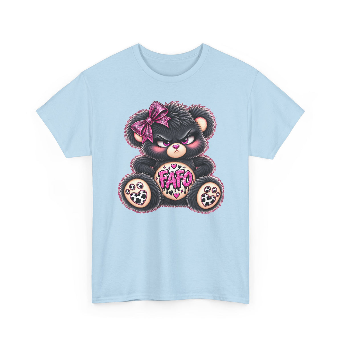 MooStache Sassy Bear Unisex Tee | FAFO Bear