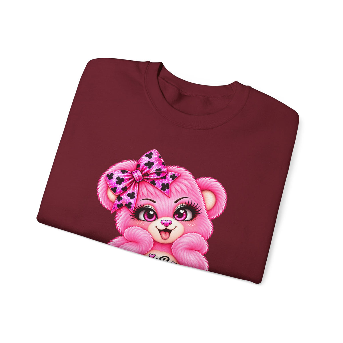 MooStache Sassy Bear Sweatshirt | Twatwaffle Bear