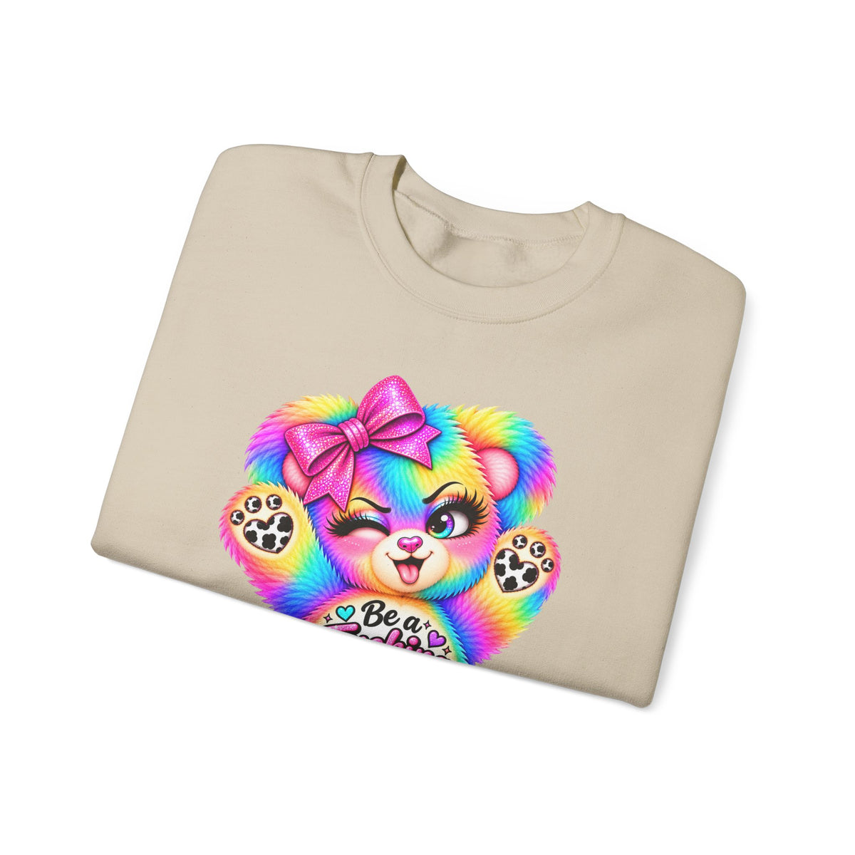 MooStache Sassy Bear Sweatshirt | Be a F*cking Mind Human Bear