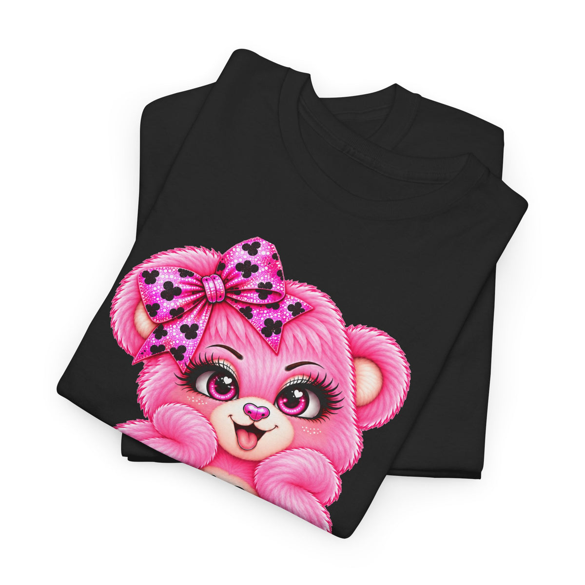 MooStache Sassy Bear Unisex Tee |  Twatwaffle Bear