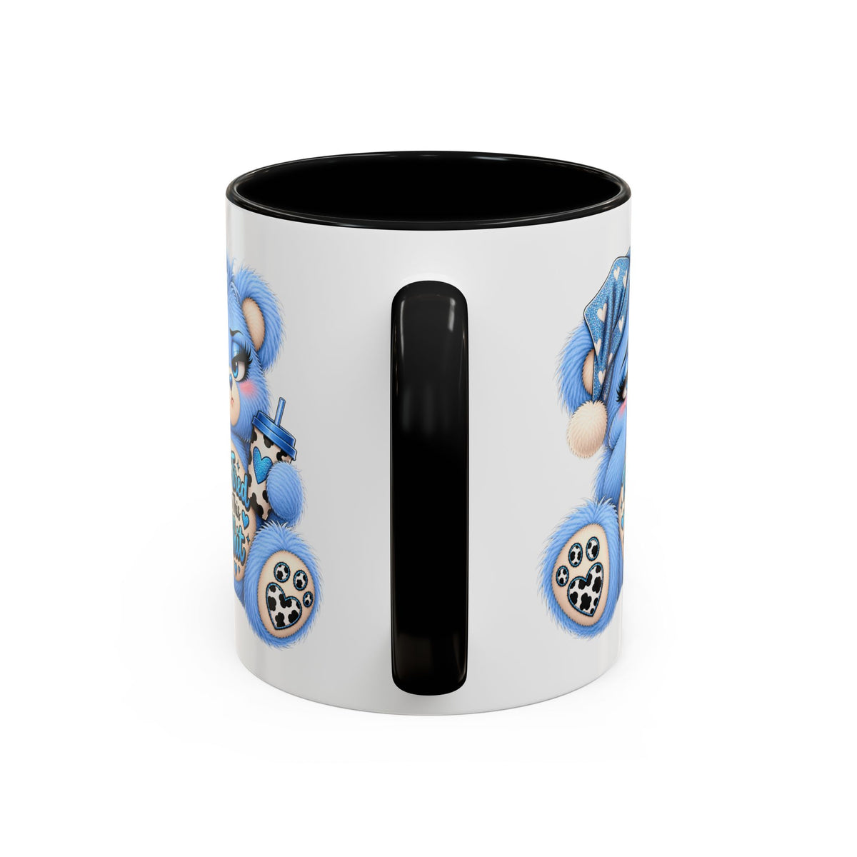 MooStache Sassy Bear Mug | Too Tired Bear