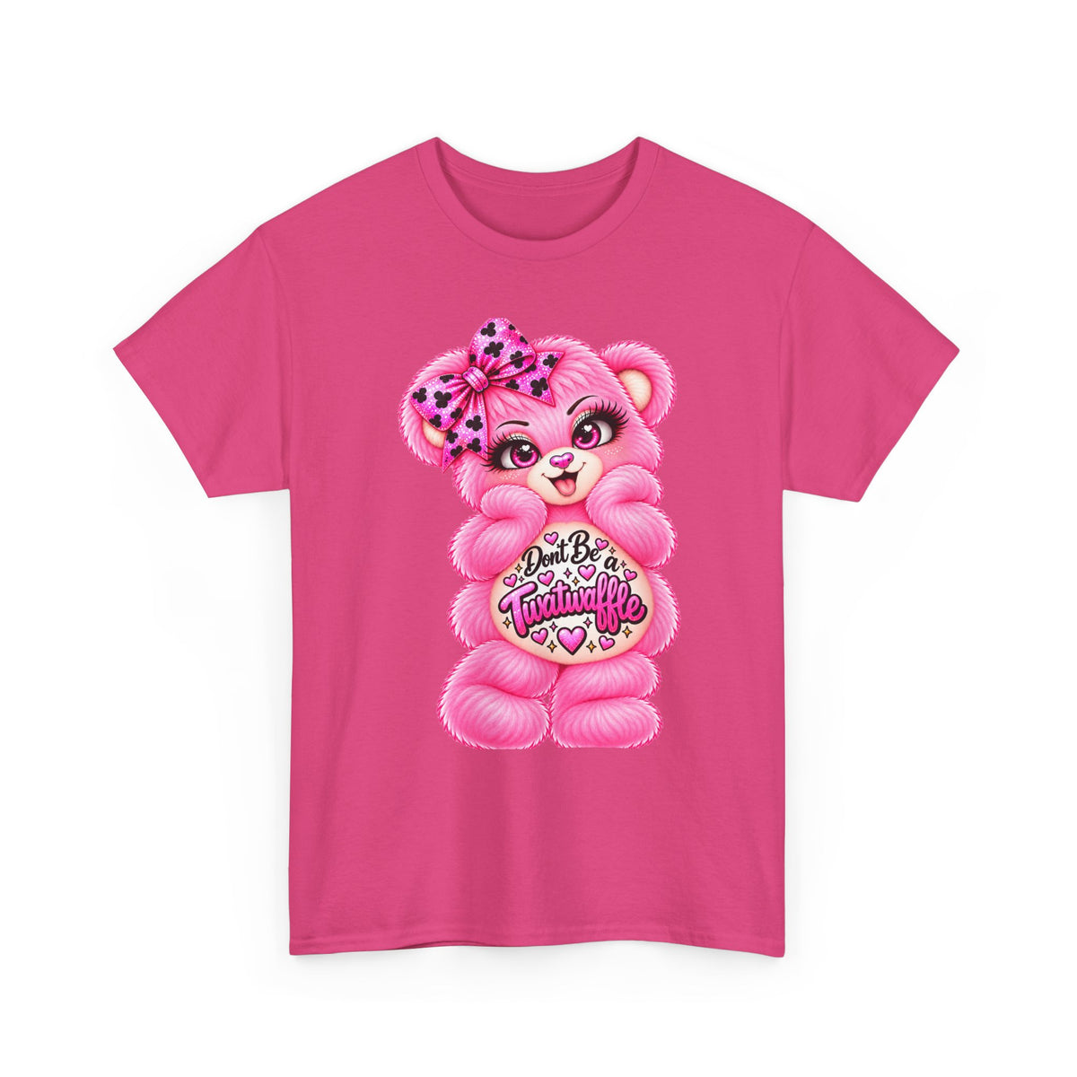 MooStache Sassy Bear Unisex Tee |  Twatwaffle Bear