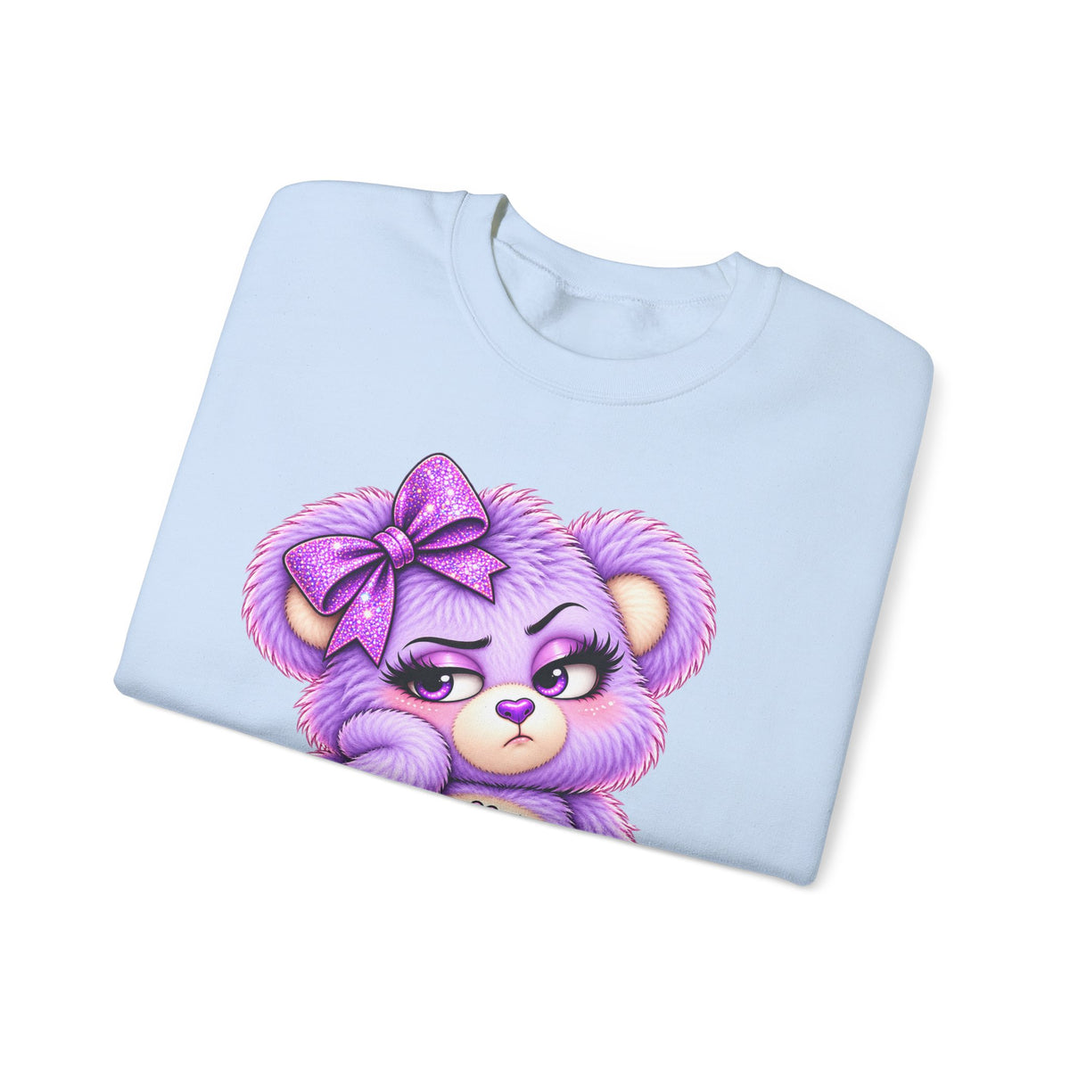 MooStache Sassy Bear Sweatshirt | Bitch Please Bear