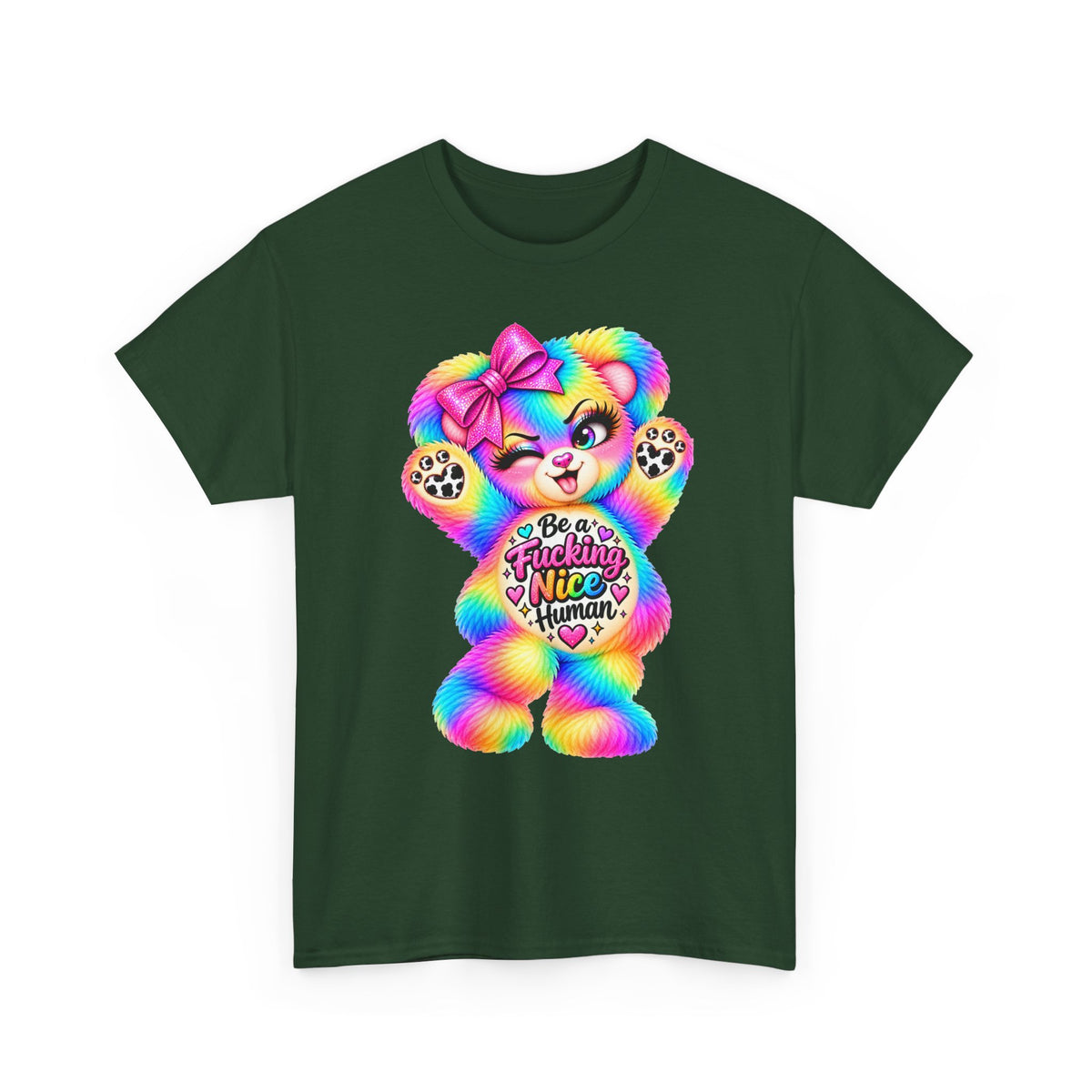 MooStache Sassy Bear Unisex Tee | Nice Human Bear