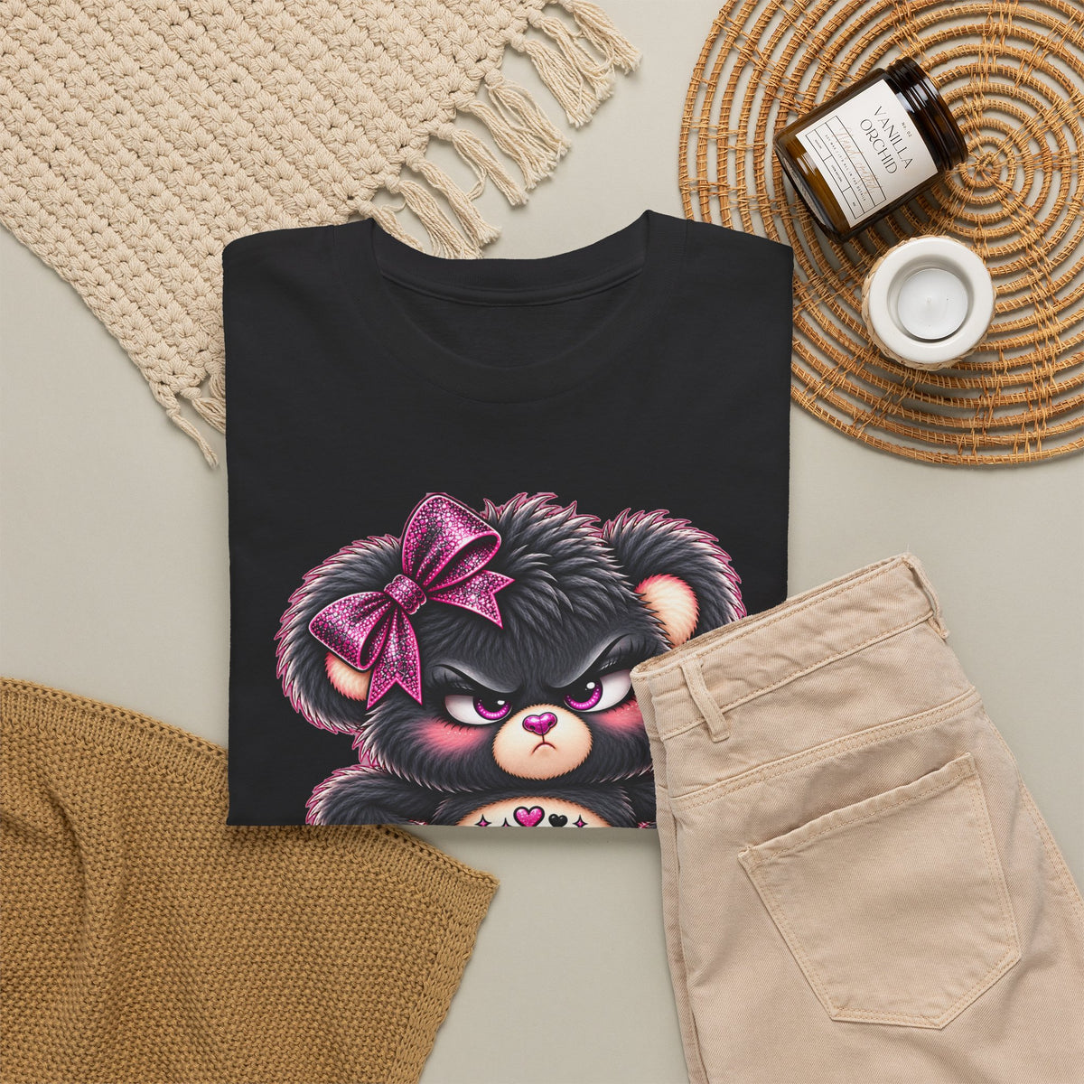 MooStache Sassy Bear Unisex Tee | FAFO Bear