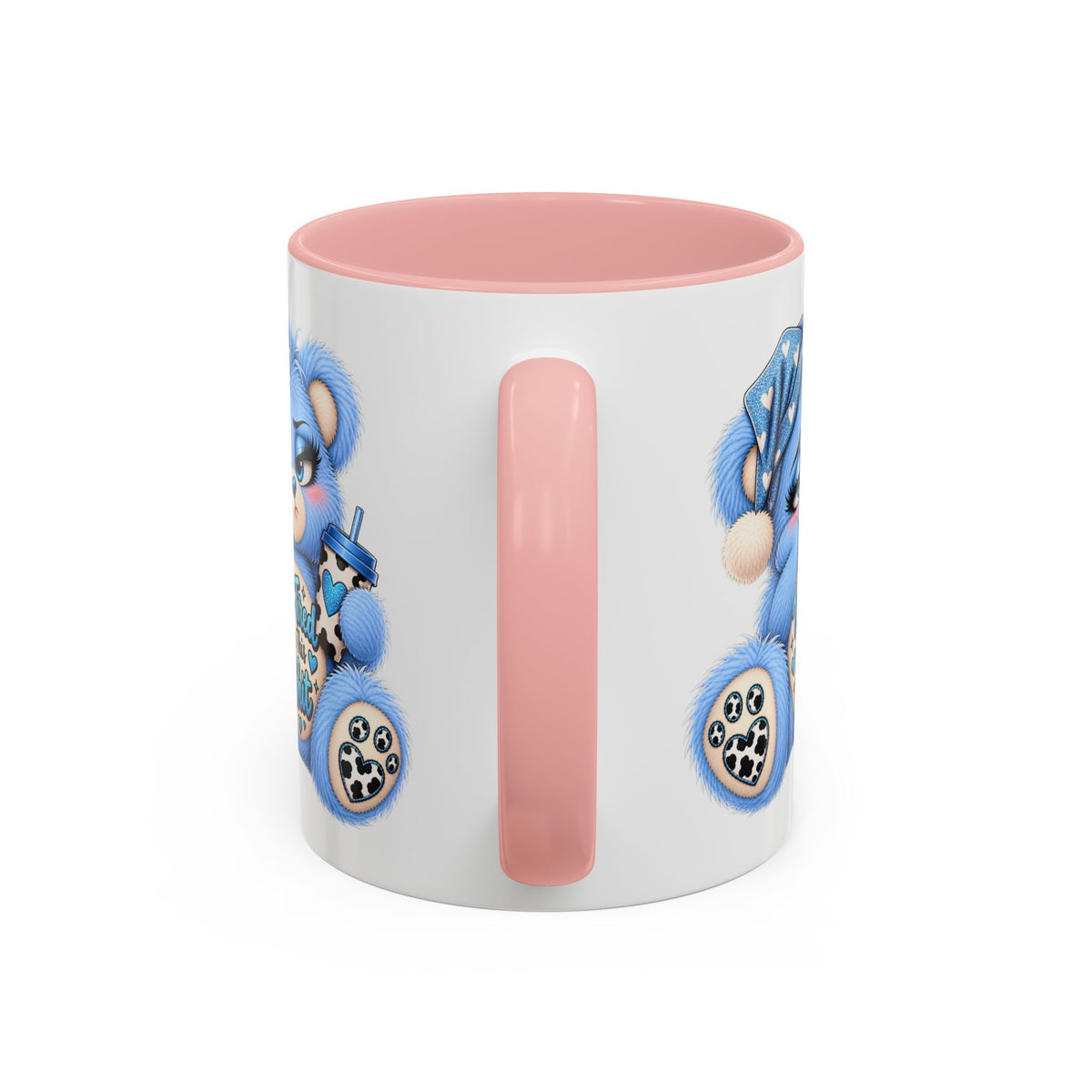 MooStache Sassy Bear Mug | Too Tired Bear
