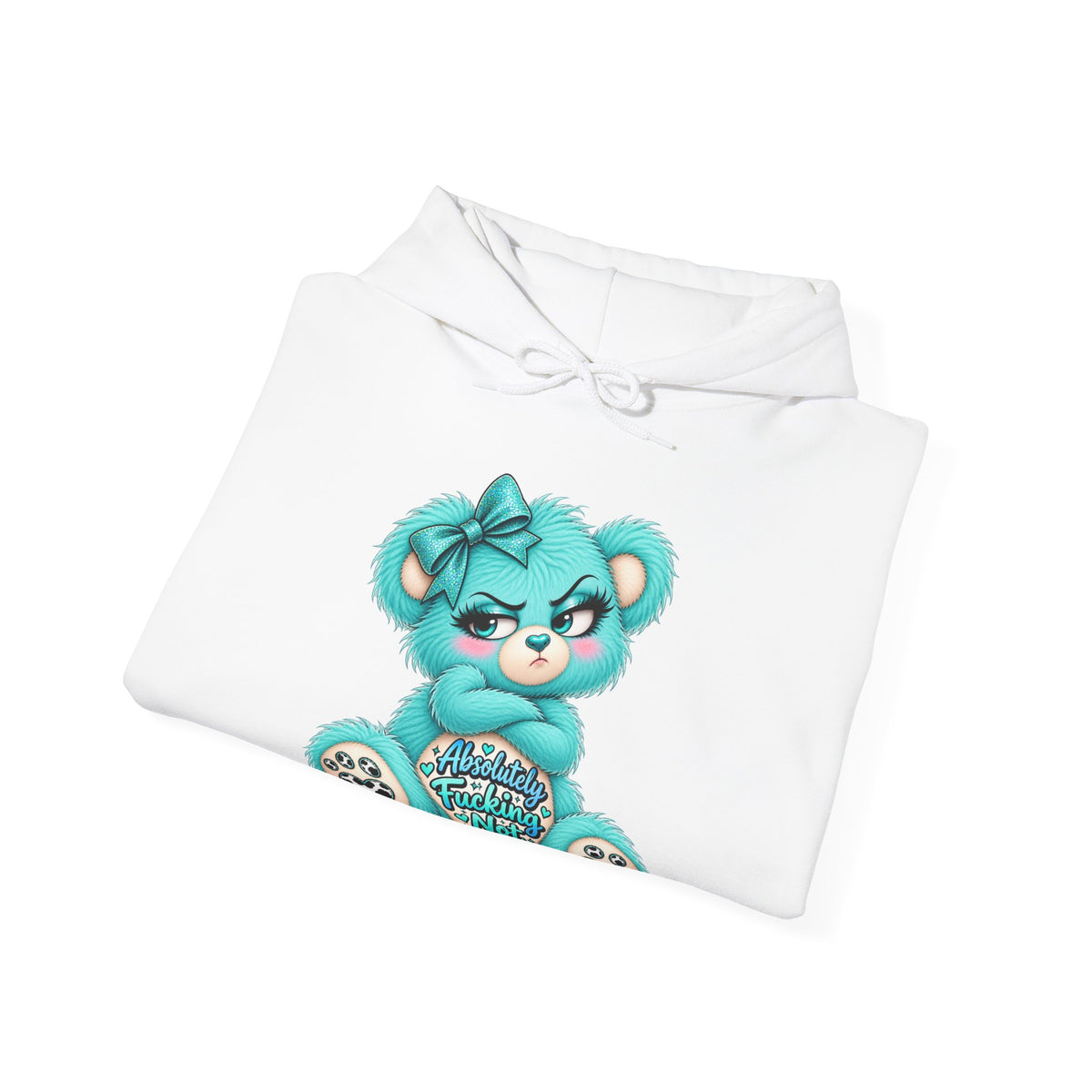 MooStache Sassy Bear Unisex Hoodie | Absolutely Not Bear