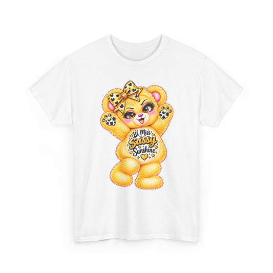 MooStache Sassy Bear Unisex Tee | Lil Miss Sunshine Bear