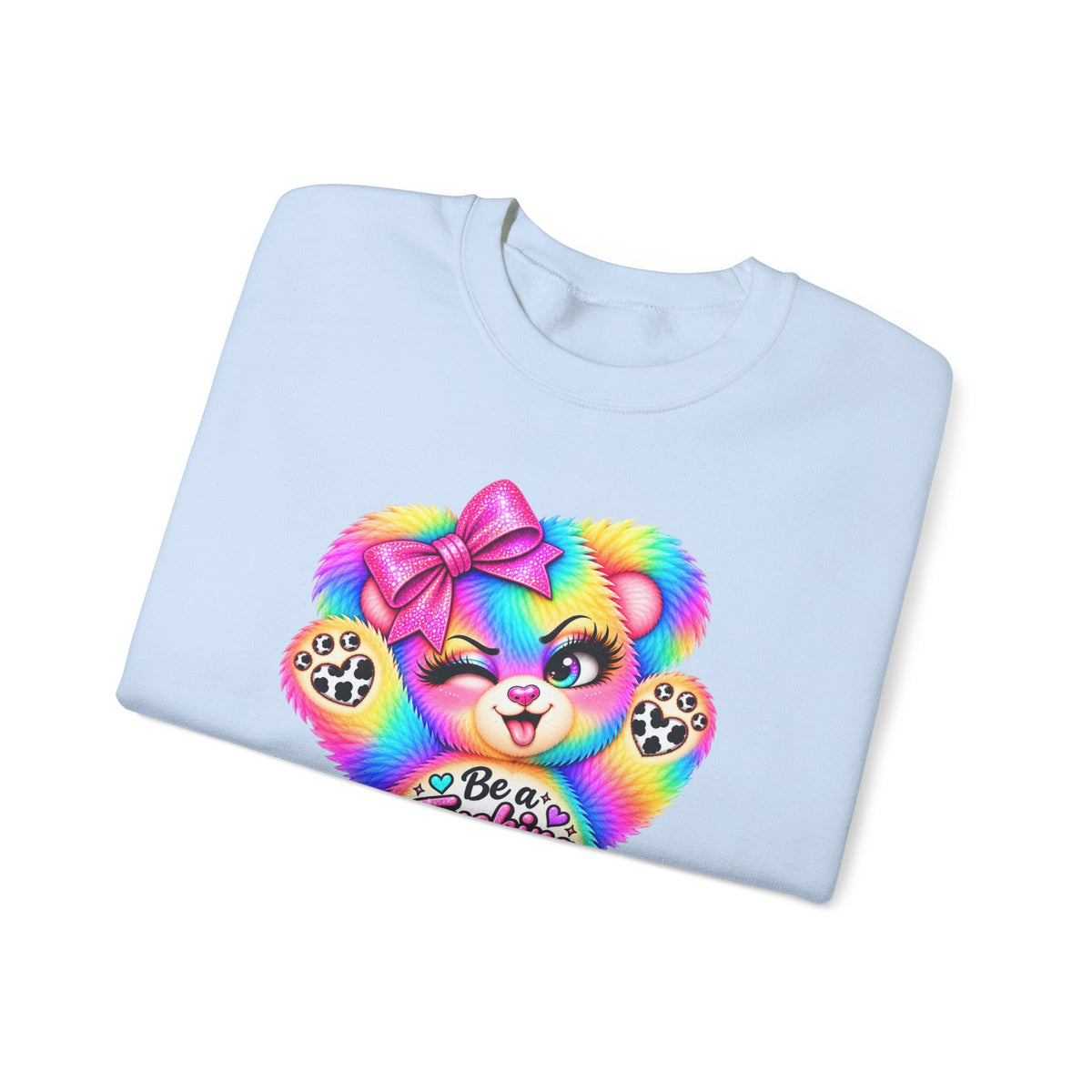 MooStache Sassy Bear Sweatshirt | Be a F*cking Mind Human Bear