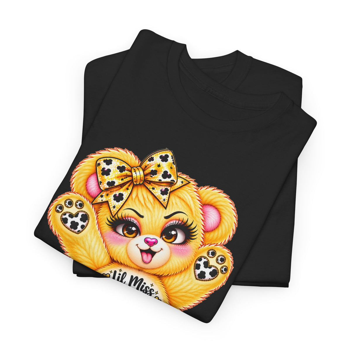 MooStache Sassy Bear Unisex Tee | Lil Miss Sunshine Bear