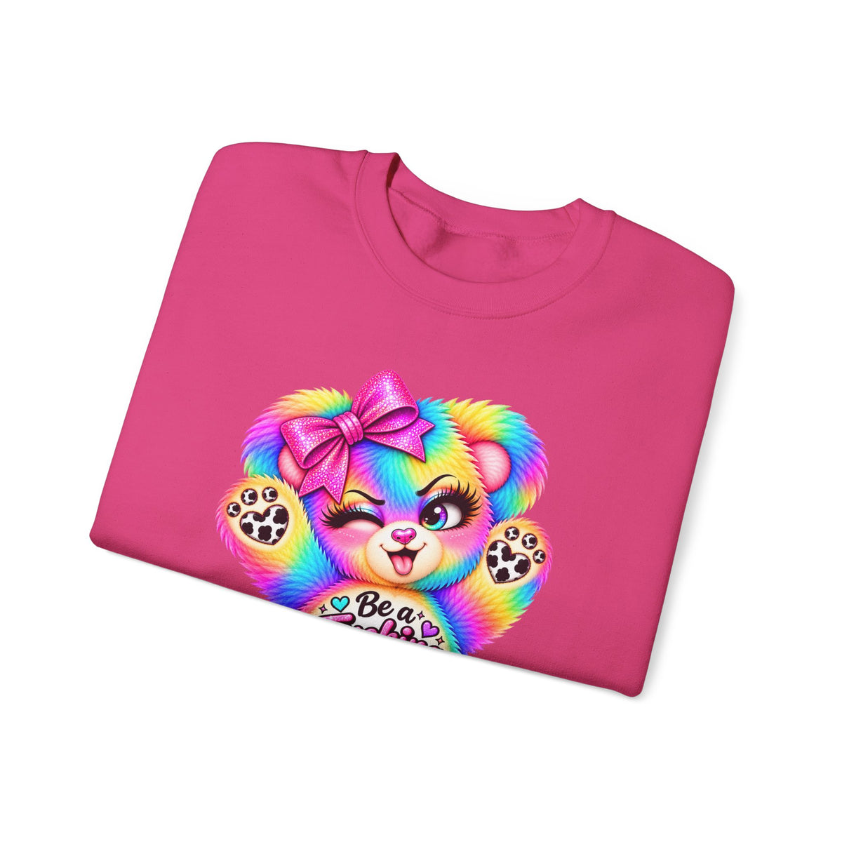MooStache Sassy Bear Sweatshirt | Be a F*cking Mind Human Bear