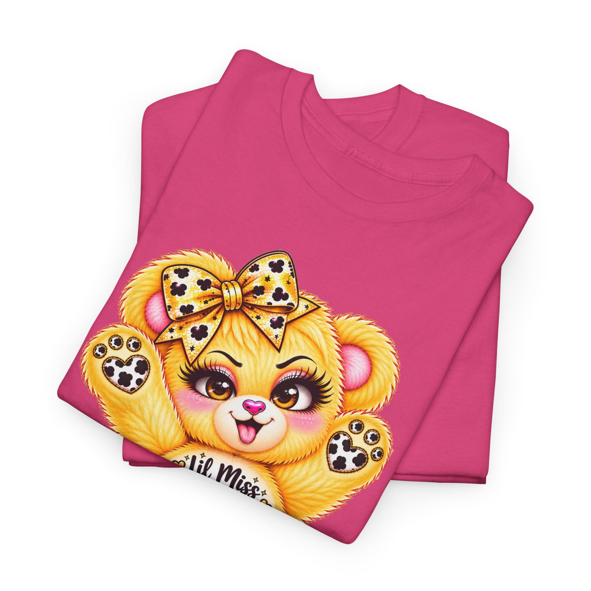 MooStache Sassy Bear Unisex Tee | Lil Miss Sunshine Bear