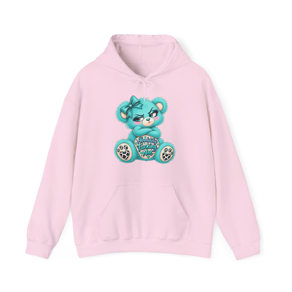 MooStache Sassy Bear Unisex Hoodie | Absolutely Not Bear