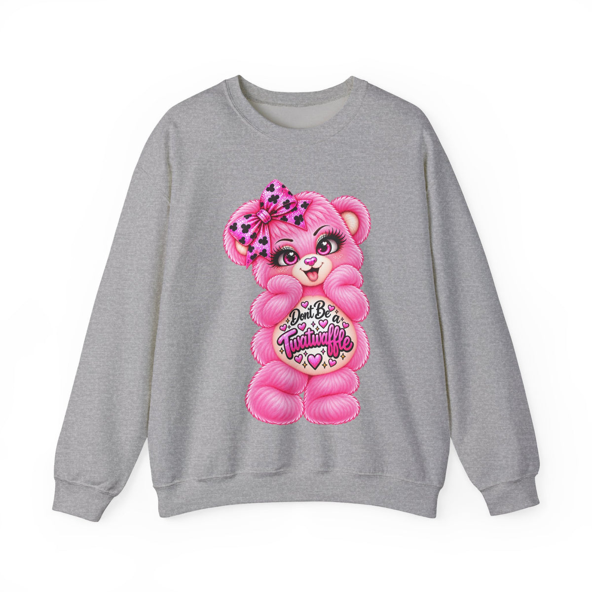 MooStache Sassy Bear Sweatshirt | Twatwaffle Bear