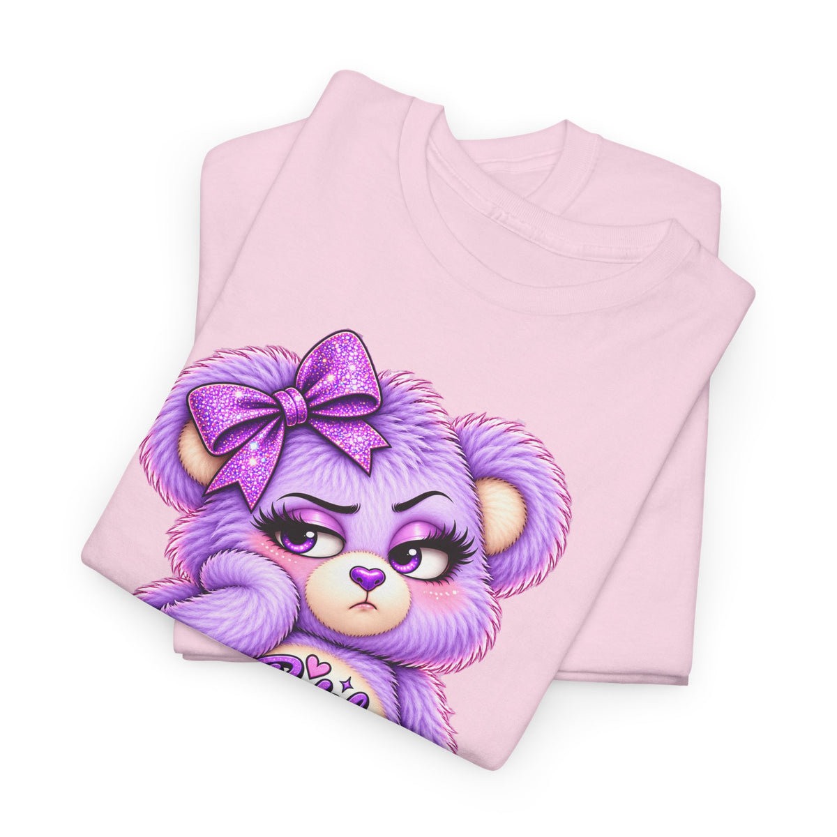 MooStache Sassy Bear Unisex Tee | Bitch Please Bear