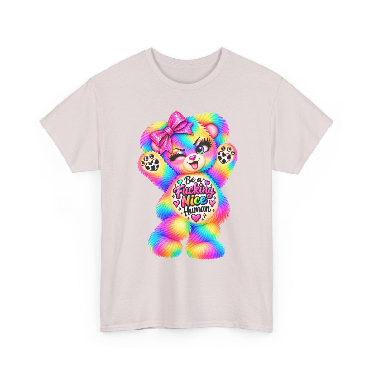 MooStache Sassy Bear Unisex Tee | Nice Human Bear