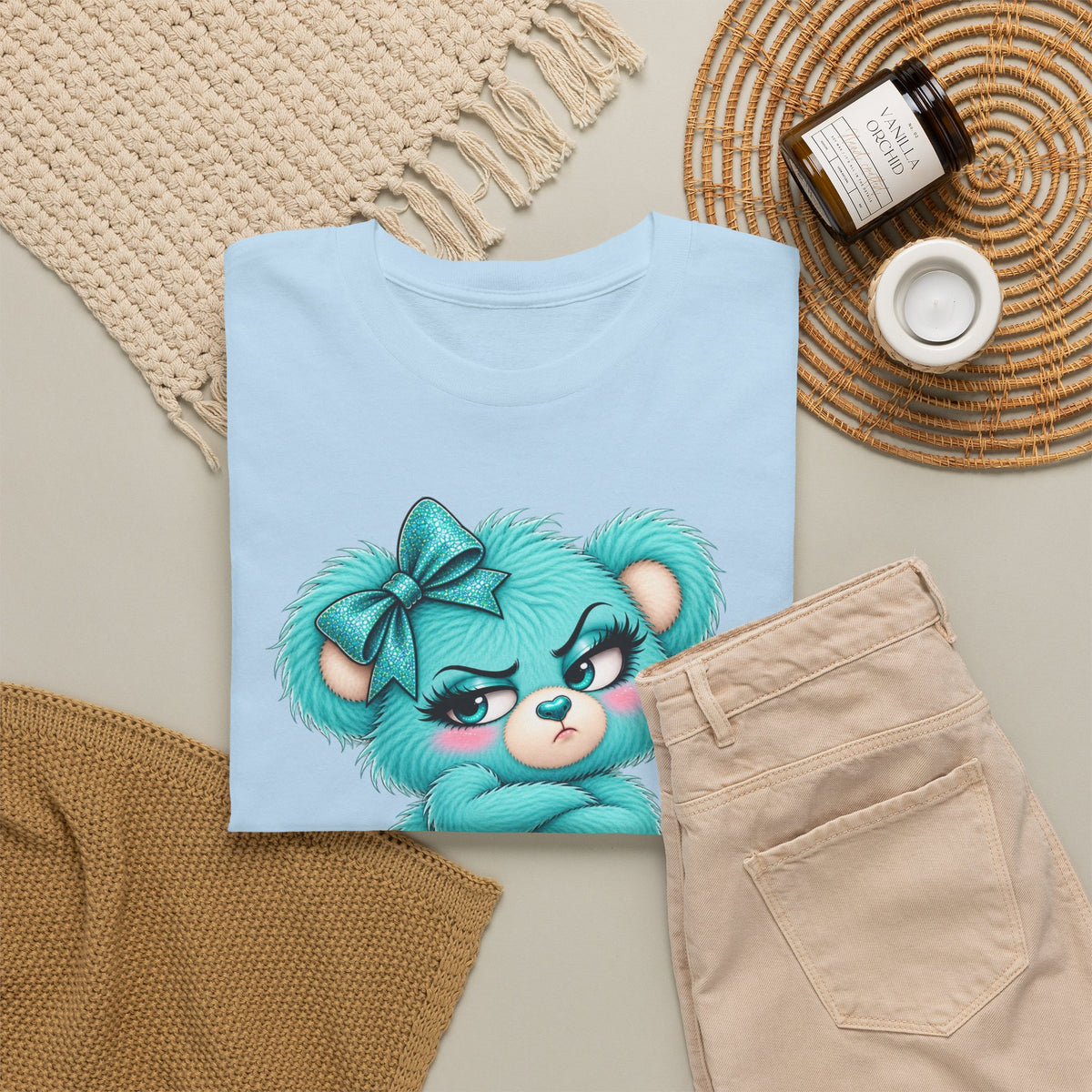 MooStache Sassy Bear Unisex Tee | Absolutely Not Bear