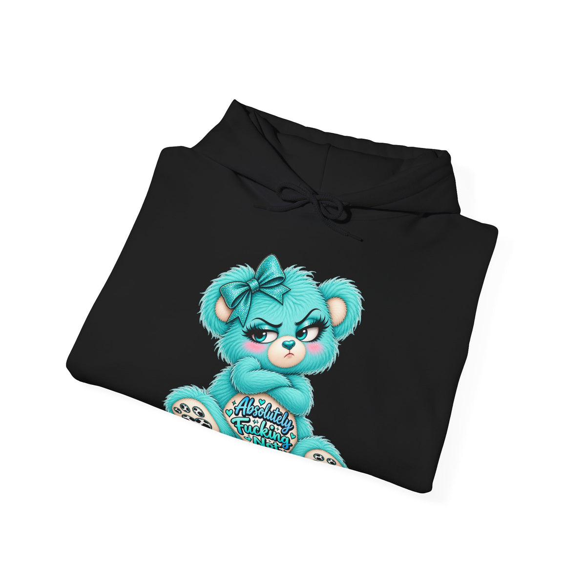 MooStache Sassy Bear Unisex Hoodie | Absolutely Not Bear