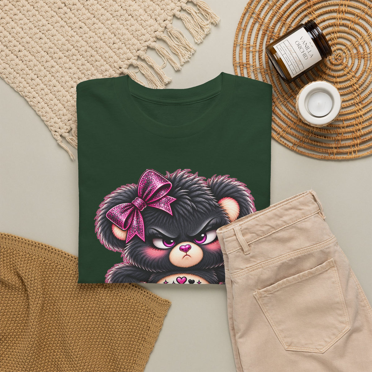 MooStache Sassy Bear Unisex Tee | FAFO Bear
