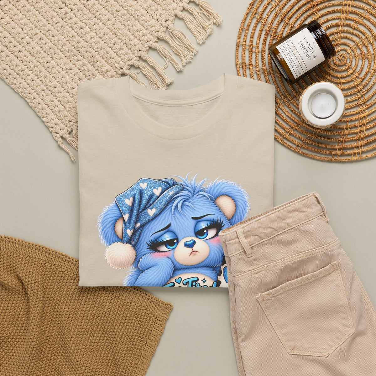 Copy of MooStache Sassy Bear Unisex Tee |  Twatwaffle Bear