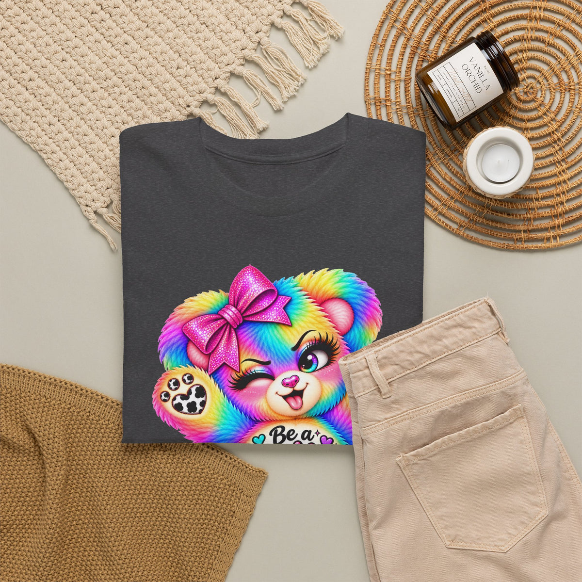 MooStache Sassy Bear Unisex Tee | Nice Human Bear