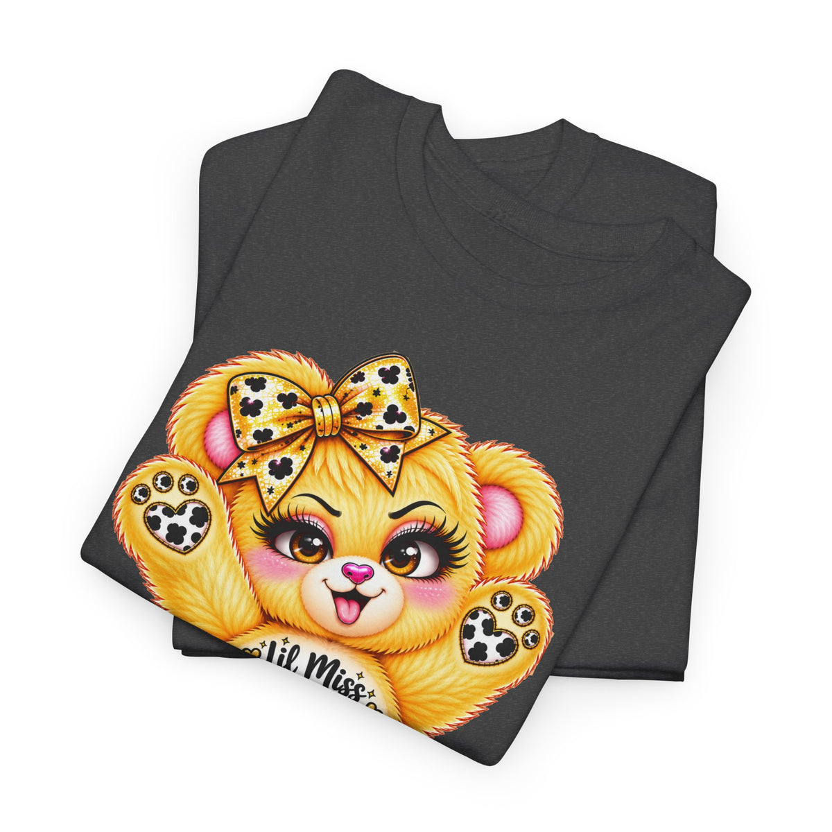 MooStache Sassy Bear Unisex Tee | Lil Miss Sunshine Bear