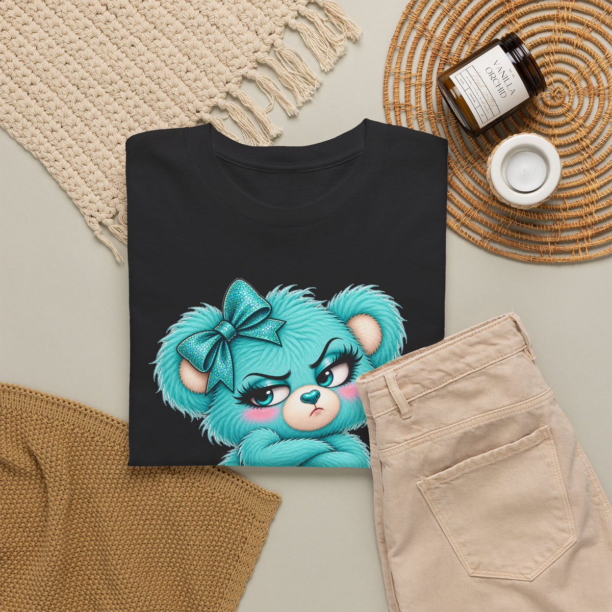 MooStache Sassy Bear Unisex Tee | Absolutely Not Bear