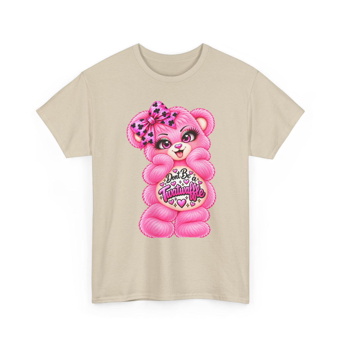 MooStache Sassy Bear Unisex Tee |  Twatwaffle Bear