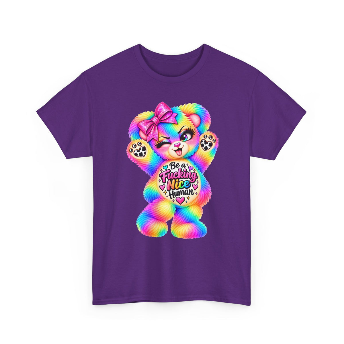 MooStache Sassy Bear Unisex Tee | Nice Human Bear