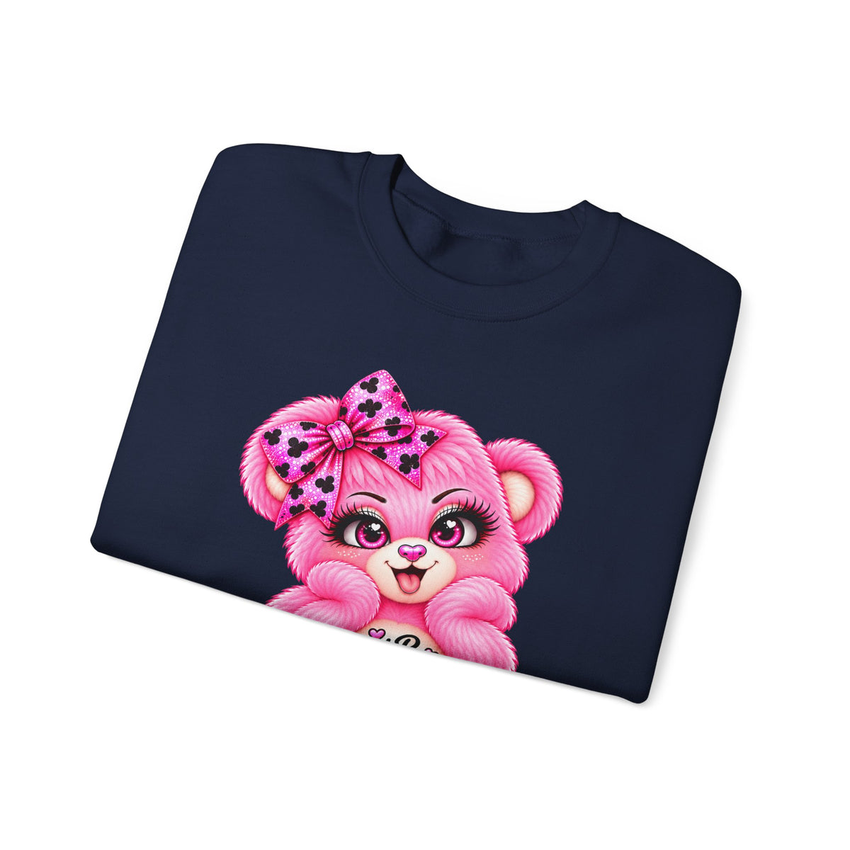MooStache Sassy Bear Sweatshirt | Twatwaffle Bear