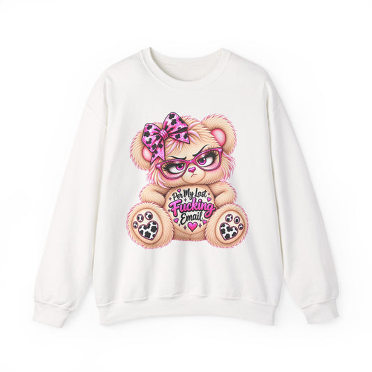 MooStache Sassy Bear Sweatshirt | Per My Last... Bear