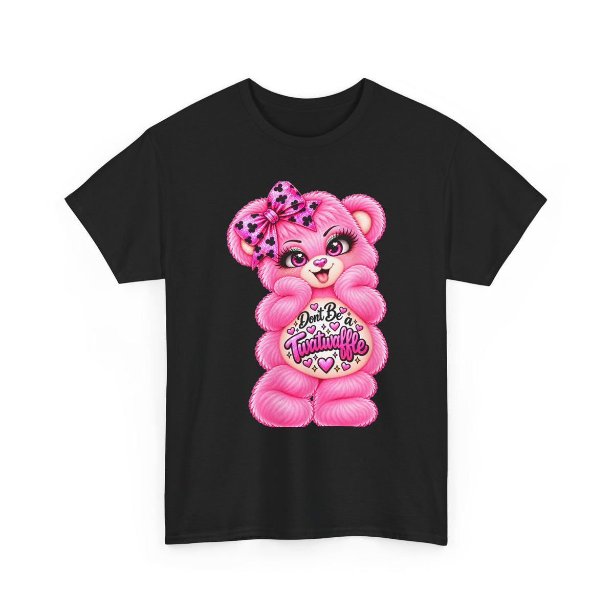 MooStache Sassy Bear Unisex Tee |  Twatwaffle Bear