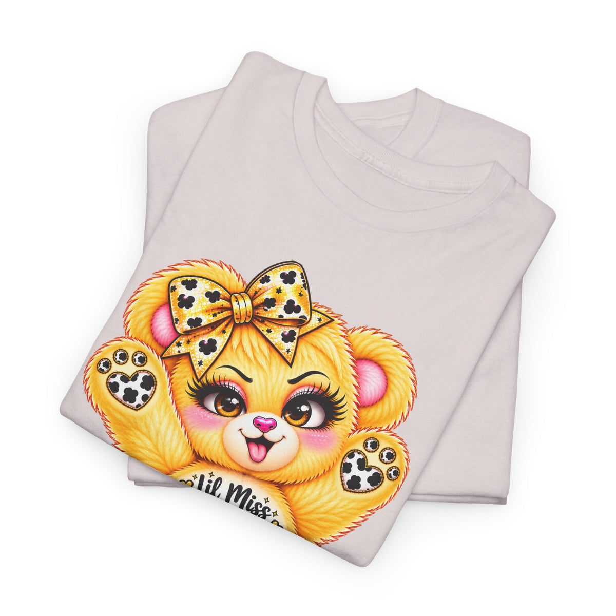 MooStache Sassy Bear Unisex Tee | Lil Miss Sunshine Bear