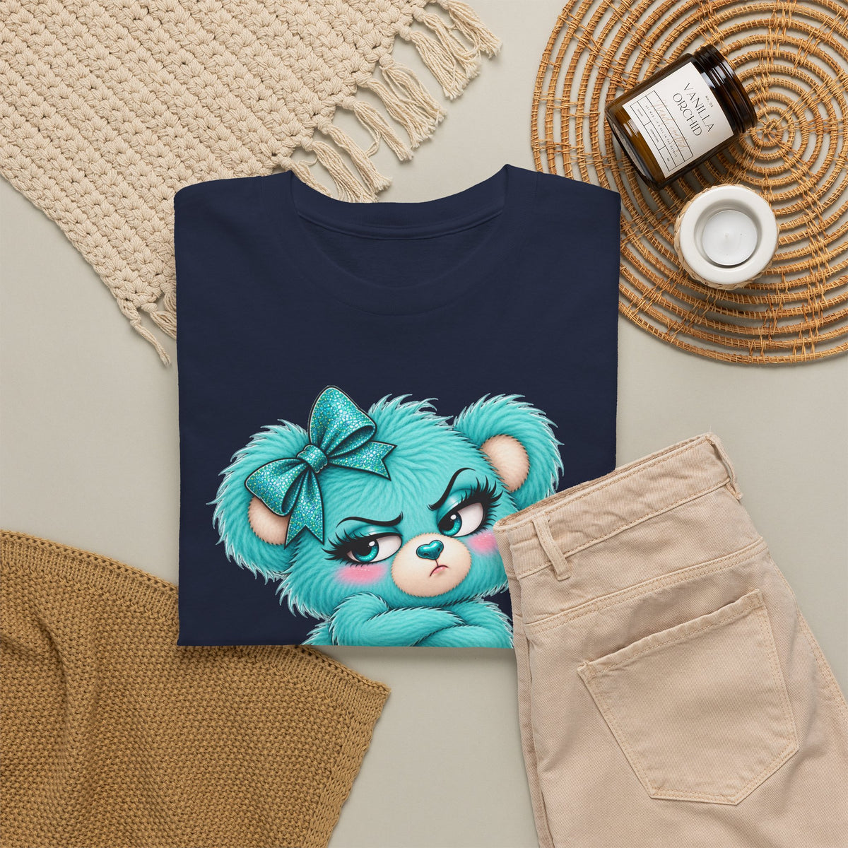MooStache Sassy Bear Unisex Tee | Absolutely Not Bear