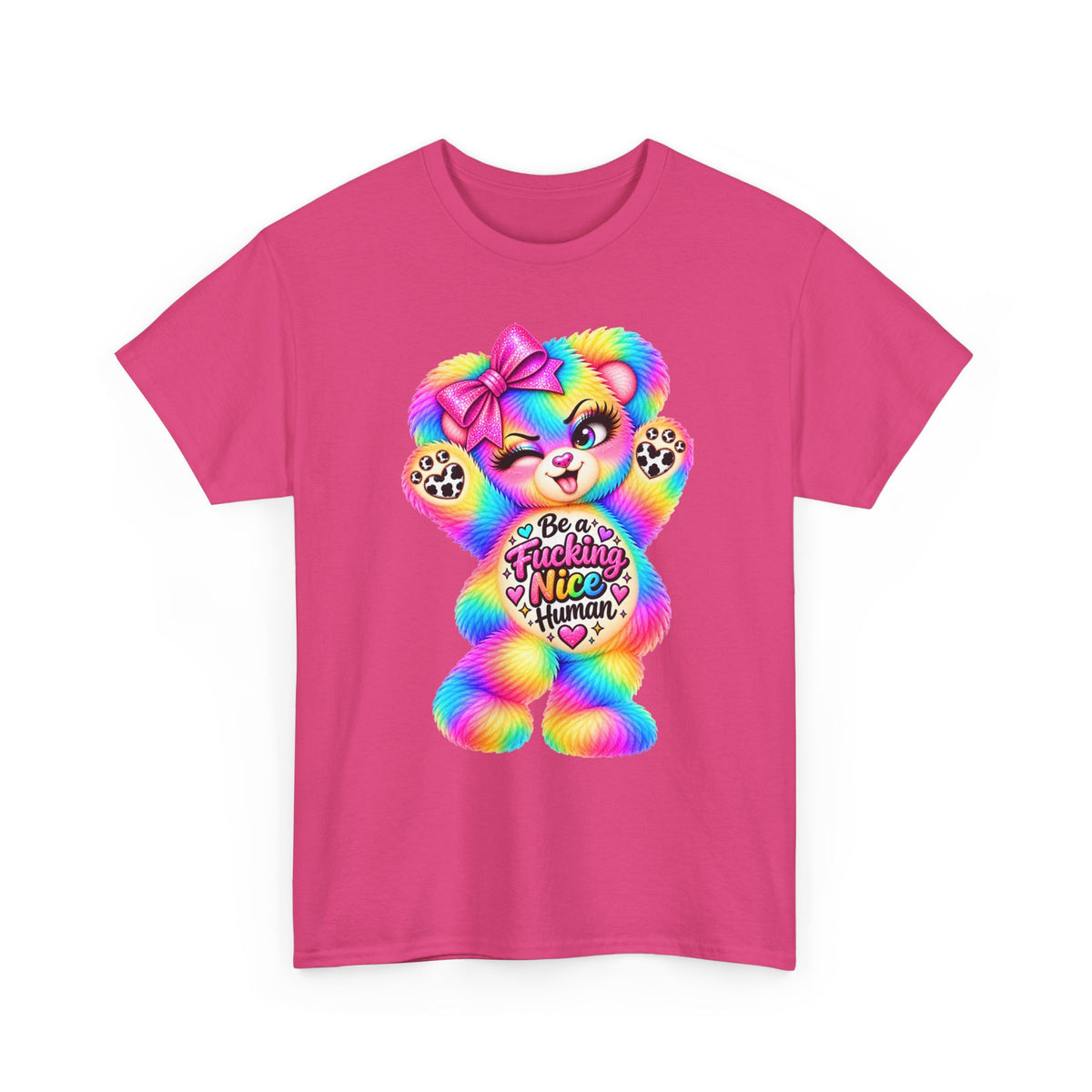 MooStache Sassy Bear Unisex Tee | Nice Human Bear